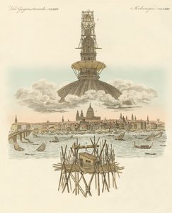 St. Paulin katedraalin huipulla oleva rakennelma Lontoon panoraamaa varten tekijältä German School