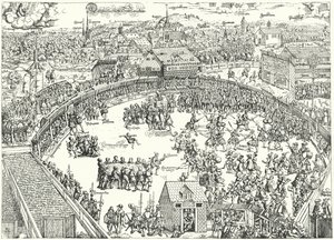 Turnaus Zwickaussa elokuussa 1573 tekijältä German School