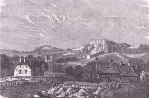 View of Belfort, Cassells, Ranskan ja Saksan välisen sodan historia, julkaissut Cassell and Company Limited, n. 1890 (litho) tekijältä German School