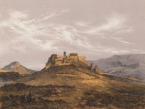 Näkymä Ateenan muinaiskaupungista, Kreikka (värilitro) tekijältä German School