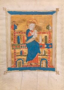 Neitsyt ja lapsi, 1400 (wc vellum) tekijältä German School