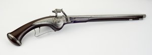 Wheel-Lock Holster Pistol, n. 1625-50 (teräs, rauta ja pähkinäpuu) tekijältä German School