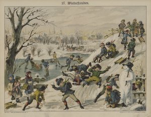 Talvihuvitukset (väri litho) tekijältä German School