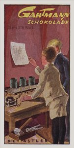 Langaton (värillinen litografia) tekijältä German School