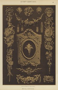 XVIII vuosisata, metalliliittimet (väri litho) tekijältä German School