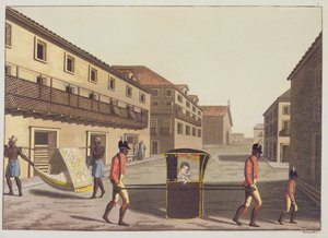Pentueet St. Sebastian Streetillä (värikaiverrus)