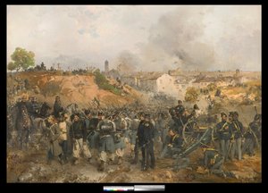 Palestron kukistuminen, 30. toukokuuta 1859 tekijältä Gerolamo Induno