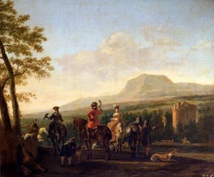 "Falconry", 1600-luku.