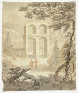 Figures Among Classical Ruins tekijältä Gerrit Rademaker
