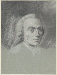 Gerrit Zegelaarin omakuva peruukin kanssa tekijältä Gerrit Zegelaar