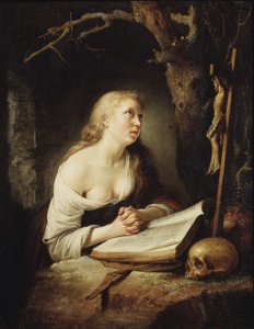 Katuva Magdaleena, noin 1650-65. tekijältä Gerrit Dou