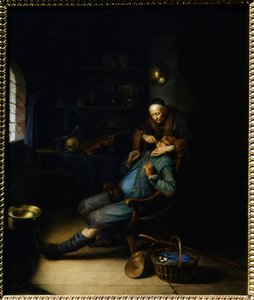 Hampaanpoistaja. Gerard Doun (tai Gerrit Dow