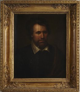 Ben Jonson (1573-1637) tekijältä Gerrit van Honthorst