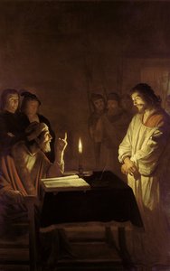 Kristus ylipapin edessä, 1617