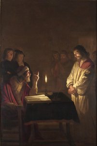 Kristus ylipapin edessä, n. 1617 tekijältä Gerrit van Honthorst