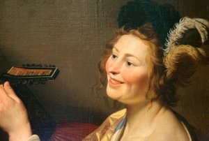 Luuttisoittaja, 1624 tekijältä Gerrit van Honthorst