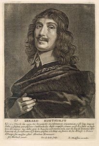 Omakuva, kaiverrus Johannes Meyssens (1612-70) tekijältä Gerrit van Honthorst