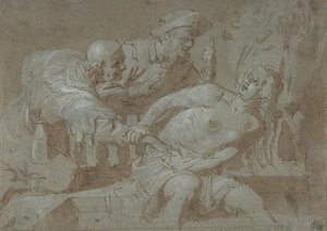 Susanna ja vanhimmat, 1600-luvun alku - 1600-luvun puoliväli. tekijältä Gerrit van Honthorst