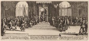 Palkintojen jakaminen tekijältä Gerrit van Schagen after Jacques Callot
