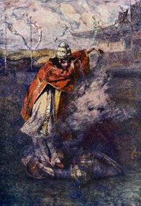 Duessa karkoitti Lumotun pilven (väri litho) tekijältä Gertrude E. Demain (after) Hammond