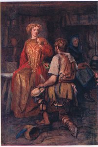 "Usein hänen tuomistaan metsistä, joiden kyljet puristetut olivat hymyillen punaisia!", George Harrap and Companyn julkaisema Stories from the Faerie Queen. tekijältä Gertrude E. Demain (after) Hammond