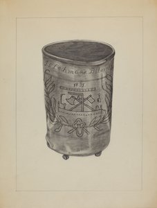 Pewter Beaker, c. 1936.
