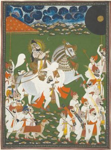 Maharana Bhim Singh kulkueessa tekijältä Ghasi