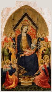 Madonna ja lapsi musikaalienkelien kanssa, n. 1410