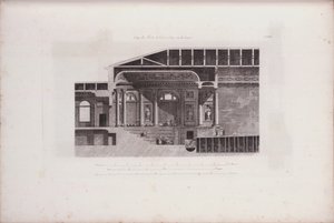 Poikkileikkaus Eremitaasi-teatterin auditoriosta, 1783