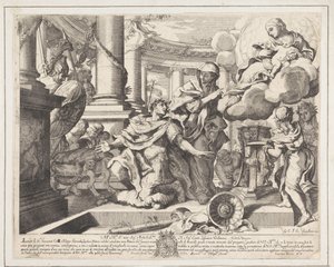 Keisari Augustus ja Tiburtine Sibyl tekijältä Giacomo Barri