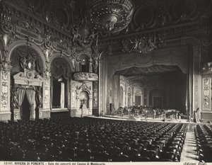 Concert Hall, Montecarlo Casino, Monaco