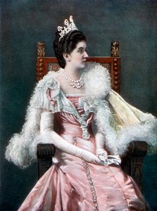 Italian kuningatar Elena, 1800-luvun loppu.