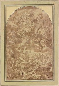 Napolin suuri rutto vuonna 1656 tekijältä Giacomo Farelli