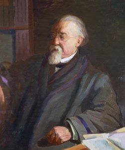 Muotokuva Cesare Lombrososta (1835-1909), italialainen antropologi ja kriminologi, Giacomo Grosso (1860-1938)