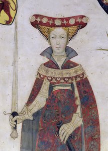 Yhdeksän arvoista ja yhdeksän arvoista naista, yksityiskohta Hippolytesta, 1418-30