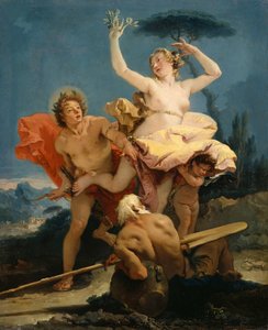 Apollo ja Daphne, 1743-1745.