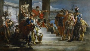 Scipio Africanus vapauttaa Massiva tekijältä Giambattista Tiepolo