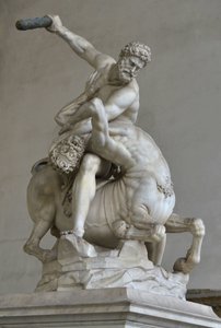 Hercules taistelussa kentauri Nessusta vastaan tekijältä (after) Giambologna