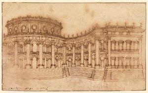 Louvre, itäinen julkisivu tekijältä Gian Lorenzo Bernini
