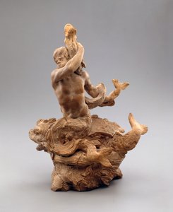 Triton merikäärmeen kanssa, n. 1630 (terrakotta)