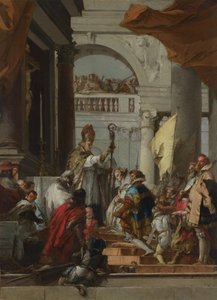 Frederick Barbarossan häät, n. 1753 tekijältä Giovanni Domenico Tiepolo