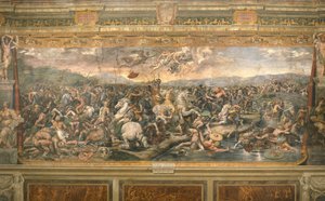 Milvian-sillan taistelu, 1517-1524 tekijältä Gianfrancesco Penni
