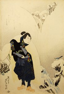 Arashi-tauti nimellä Musashi Miyamoto, 1832.