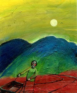 Minulla oli kaikki mitä tarvitsin, 2003 (öljy paperille) tekijältä Gigi Sudbury
