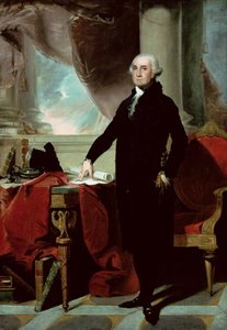 George Washington (1732-1799) (värinen lito)