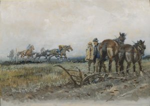Kilpahevoset harjoituksessa Ploughmenin katsomassa (wc ja guassi aluksella)