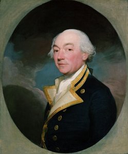 Kapteeni William Locker (1731-1800), noin 1785 (öljy kankaalle). tekijältä Gilbert Stuart
