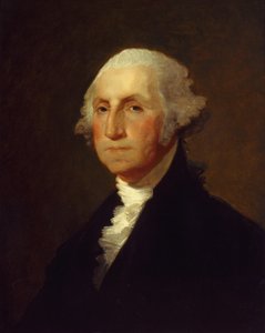 George Washington, noin 1820 (öljy paneelille) tekijältä Gilbert Stuart