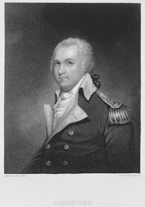 Kenraali Henry Lee (1756-1818), kaivertanut John Francis Eugene PrudHomme (1800-92) James Herringin (1794-1867) alkuperäisen maalauksen kopion jälkeen tekijältä Gilbert after Stuart