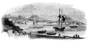 Näkymä Macaosta, 1847
